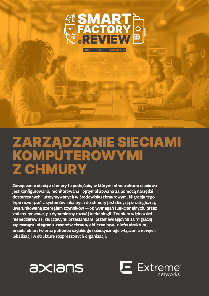 Okładka Raportu: Zarządzanie Sieciami Komputerowymi z Chmury